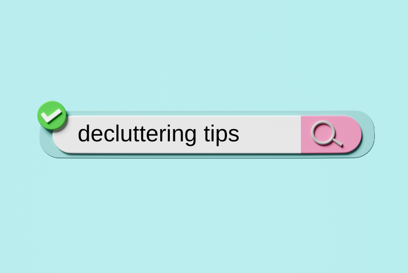 Search for Decluttering Tips